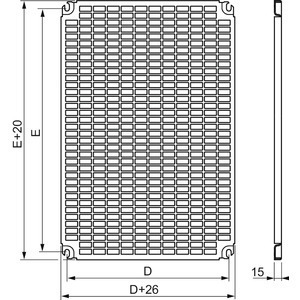 Schneider Electric Telequick-Montageplatte NSYPMR105