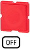 Eaton Tastenplatte rot 090911 217TQ25