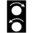 Schneider Electric Symbolschild weiß XACY4971
