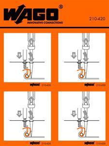 WAGO Handhabungsaufkleber 210-420