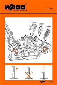 WAGO Handhabungsaufkleber 210-423