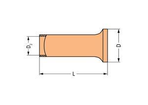 WAGO Aderendhülse Hülse 216-414