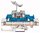 WAGO Dreistockklemme 280-558