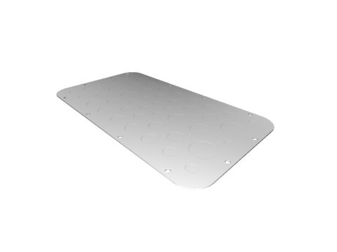 Rittal Metall-Flanschplatte AX 2576.100